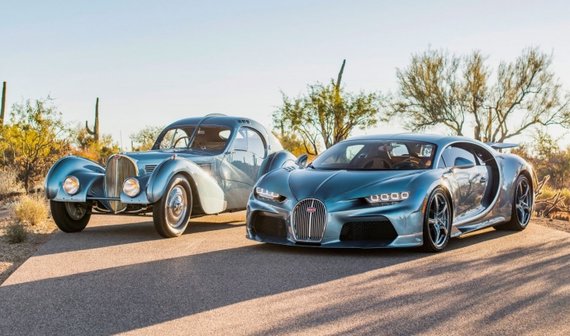 В Bugatti создали уникальный Chiron в честь машины 1934 года