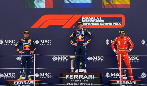 Red Bull завоевала дубль на Гран-При Японии 2024